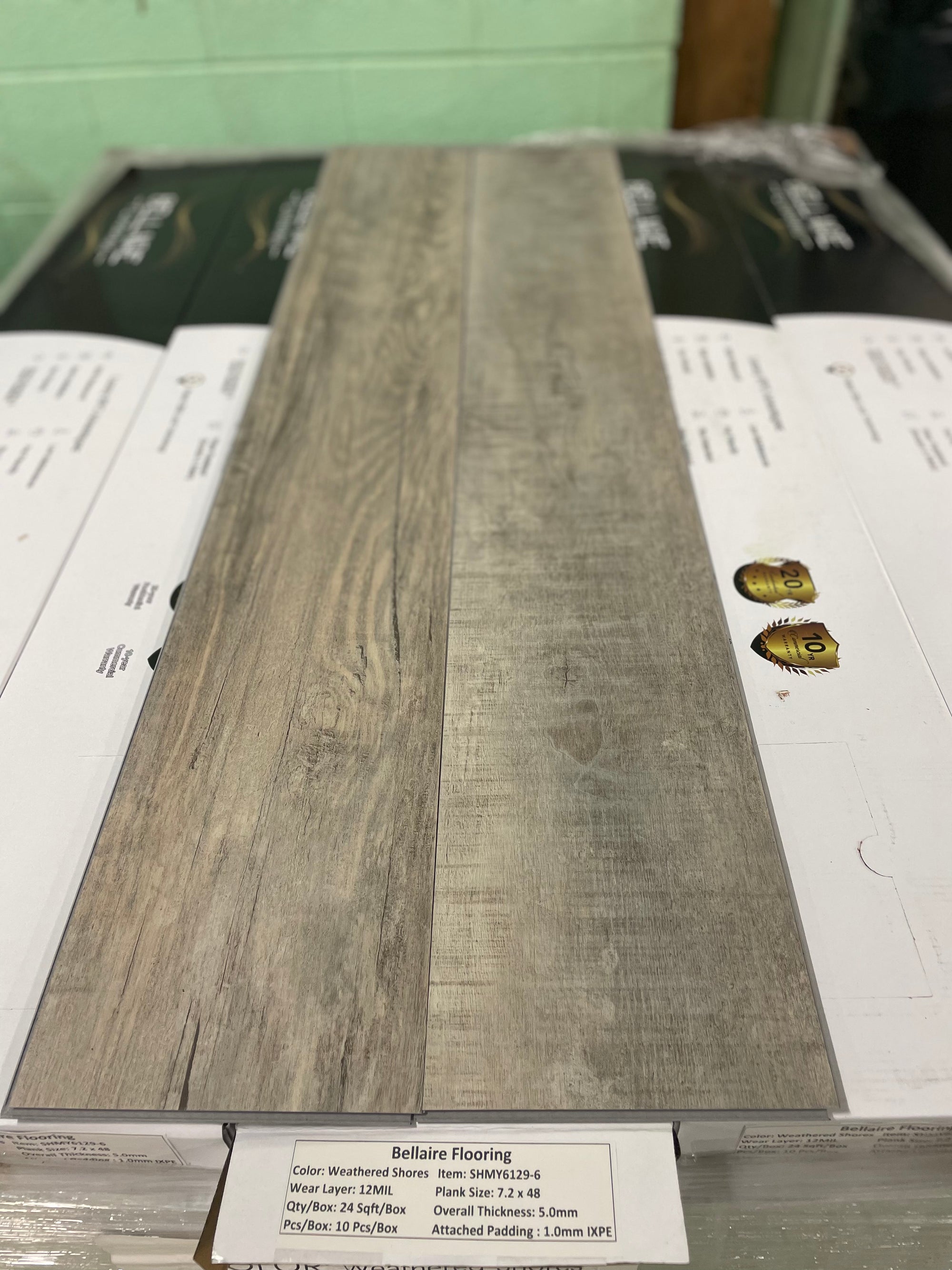 Bellaire 12 mil Luxury Vinyl Plank Flooring - Weathered Shores  $1.79/sqft