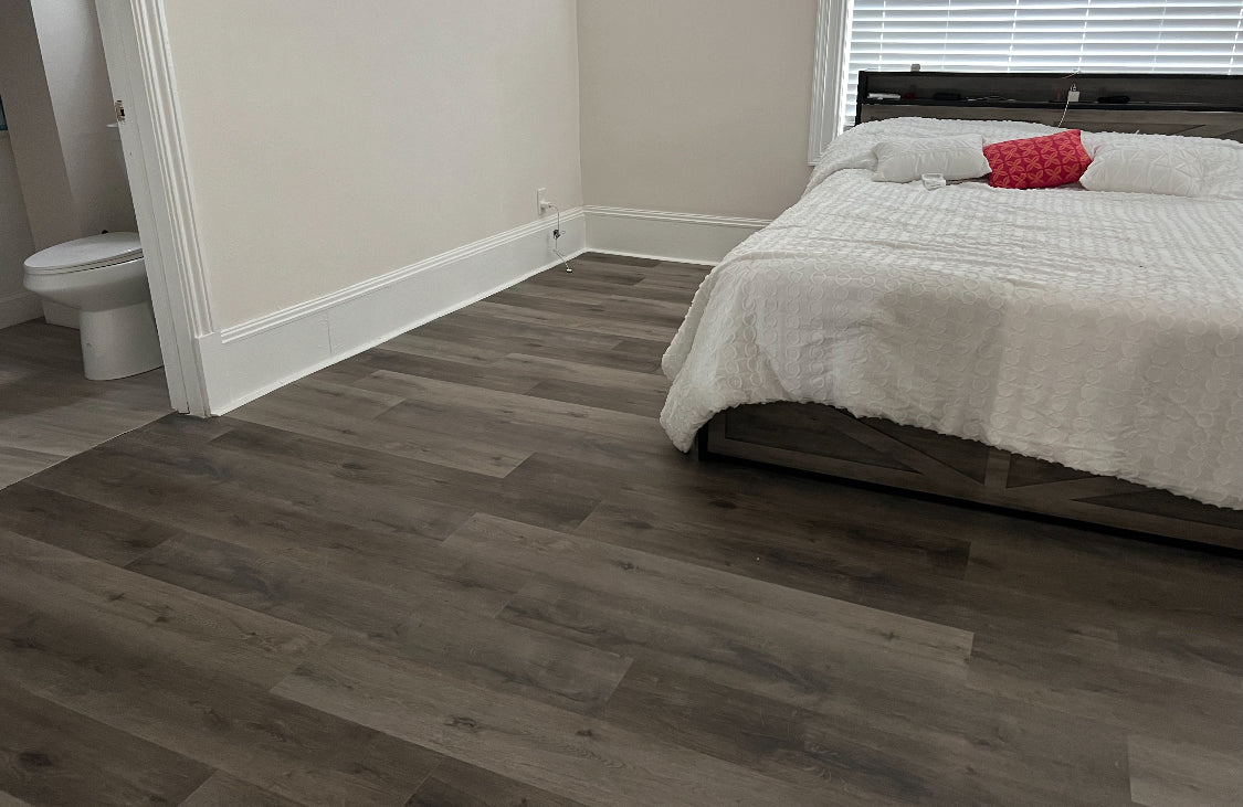 Bellaire 12 mil Luxury Vinyl Plank Flooring - Hawthorne Gray $1.99/sqft